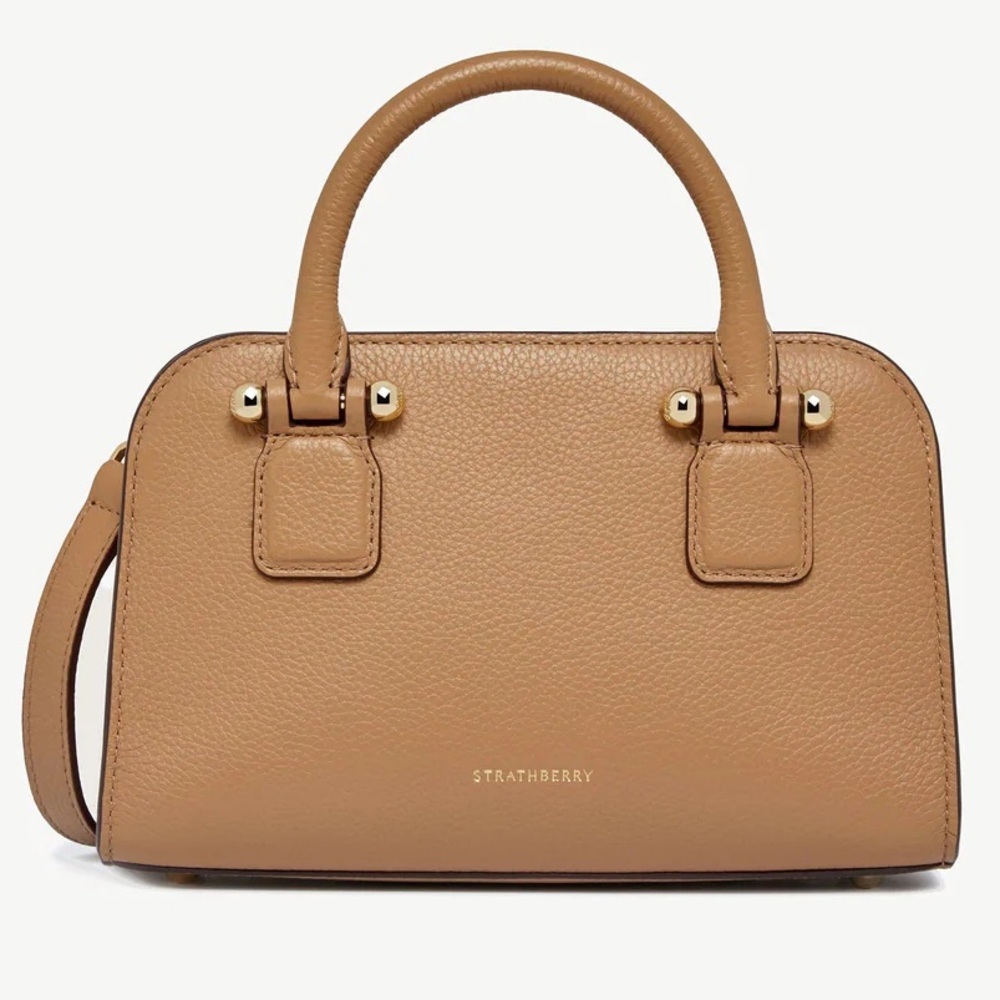 Strathberry Tan Crossbody Bag NWT 685$ - Picture 7 of 17